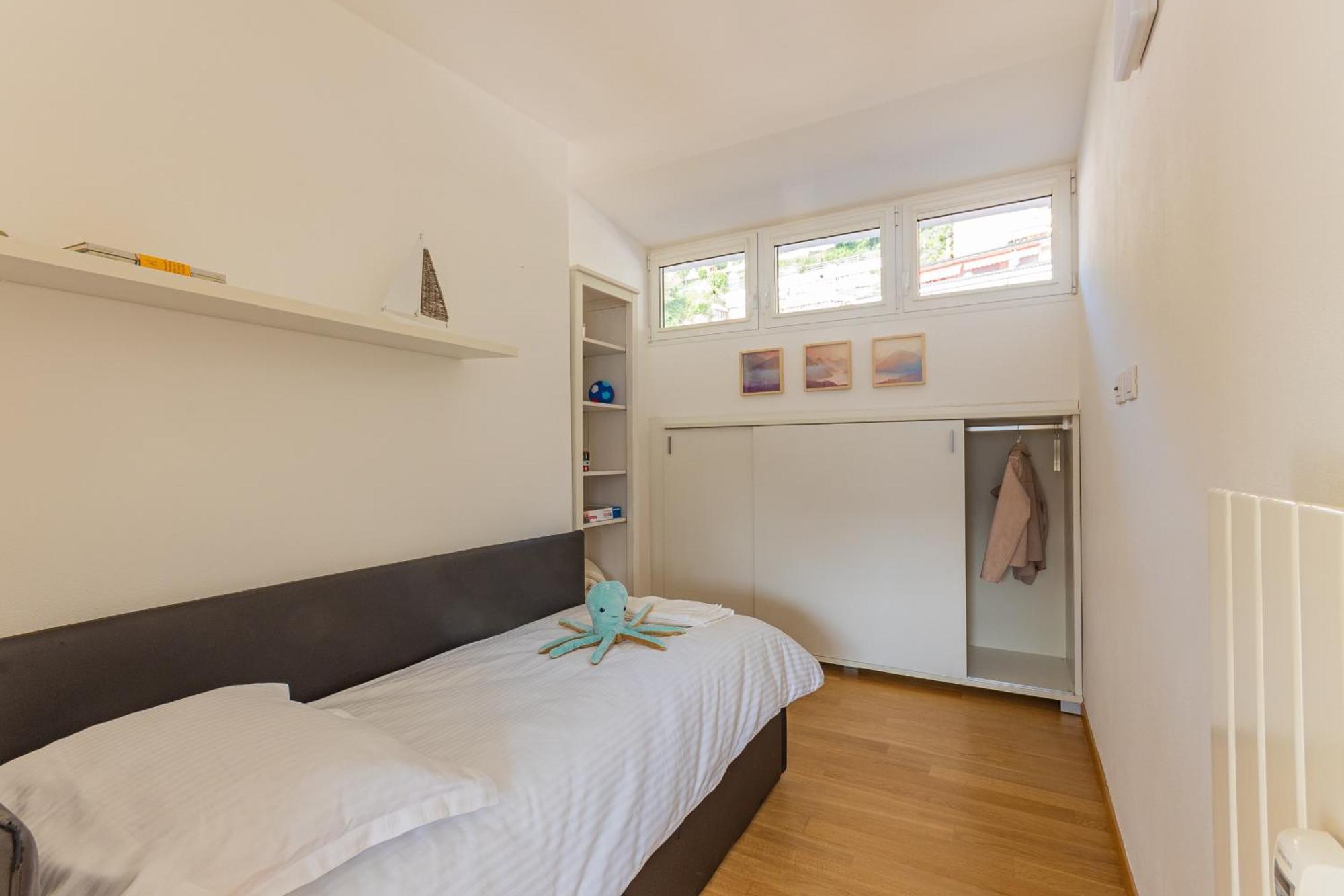 Apartmán Casa Madlen - Bright Attic With Marvelous View Campione dʼItalia Exteriér fotografie